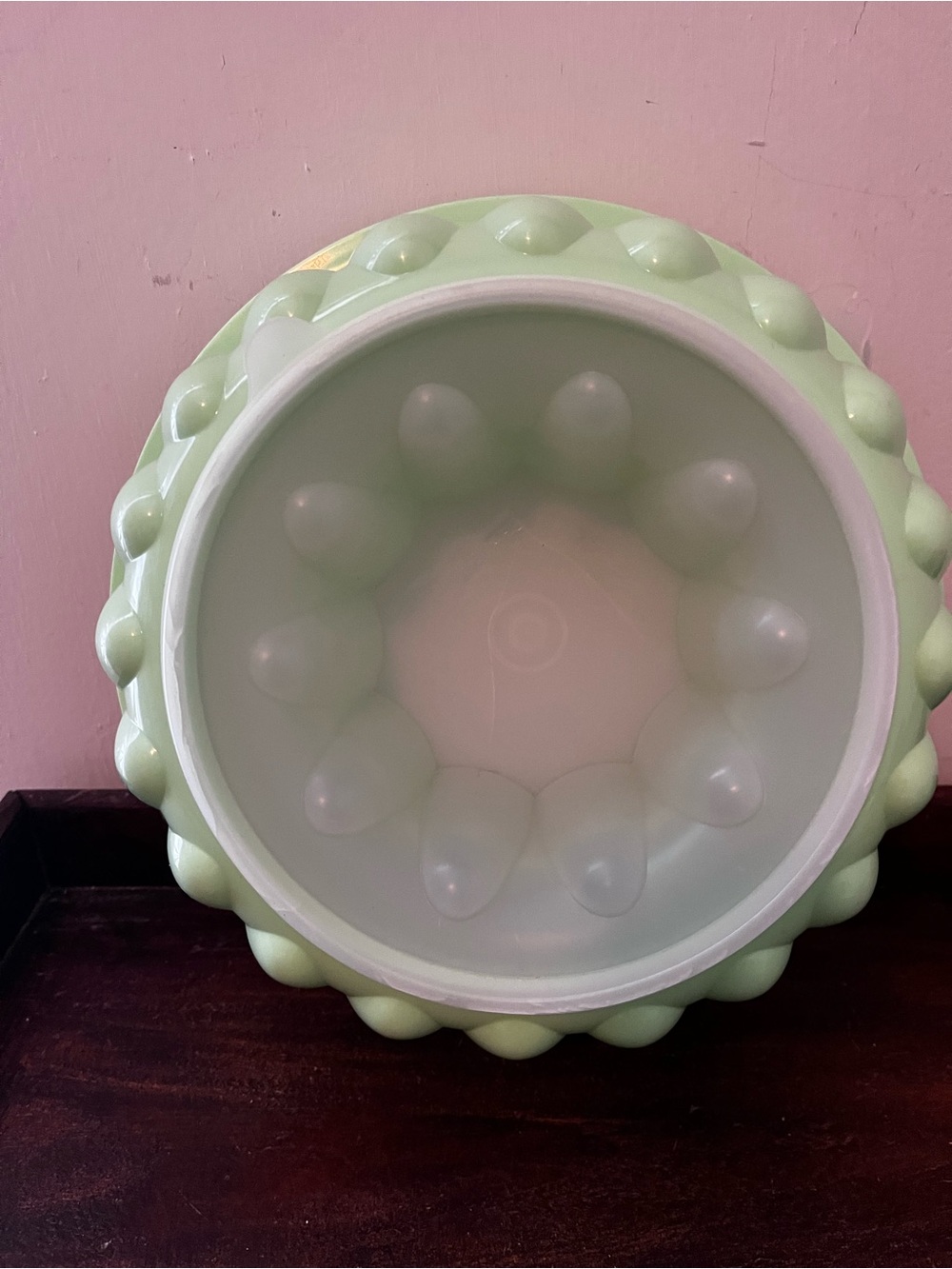 Vintage Tupperware Jello Mold Green